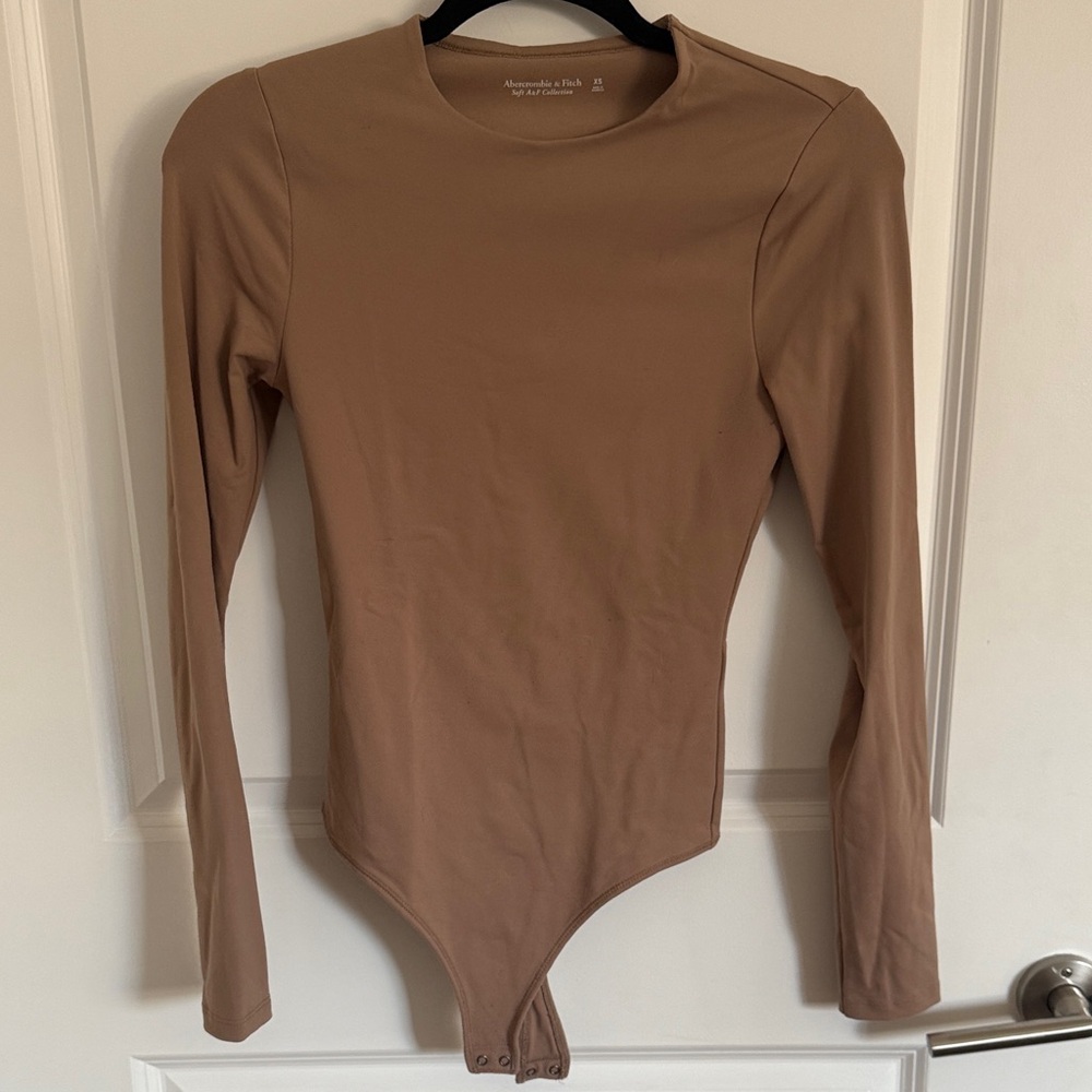 Brown Long Sleeve Bodysuit